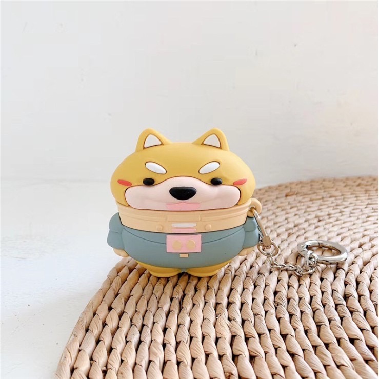 Case Airpods 1/2/pro Hình Chó Shiba