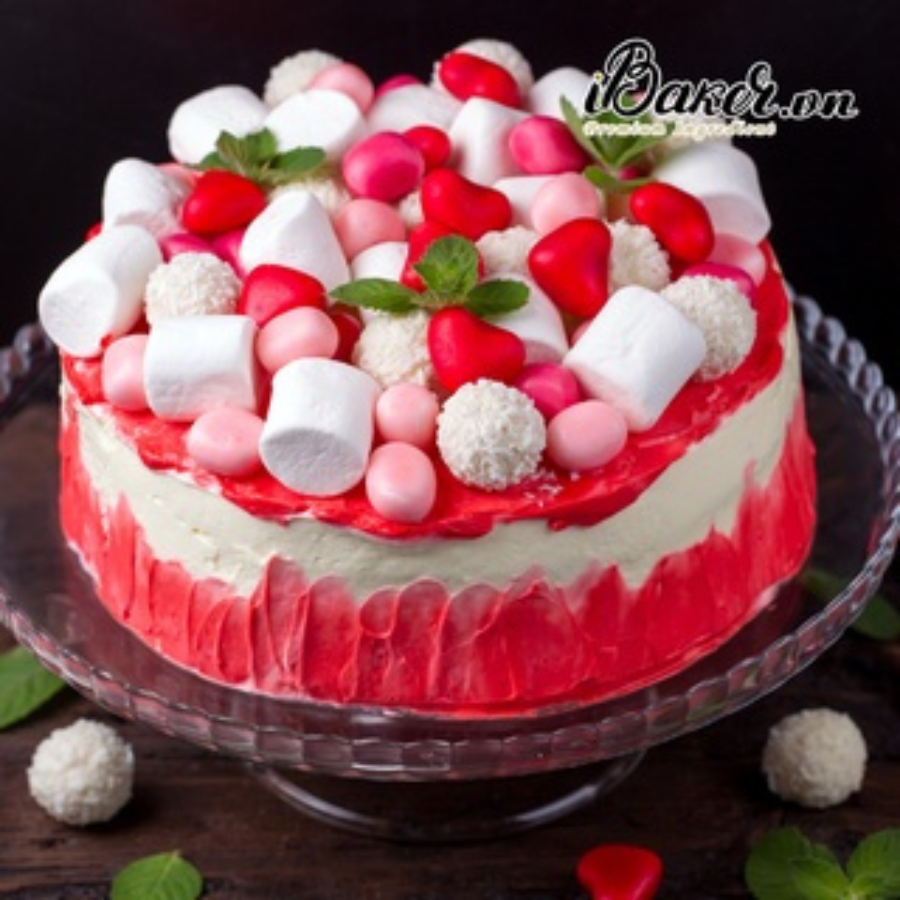 Kẹo marshmallow Erko trắng túi 500g