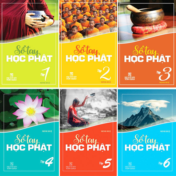 Sách - sổ tay học phật - bộ 6 tập