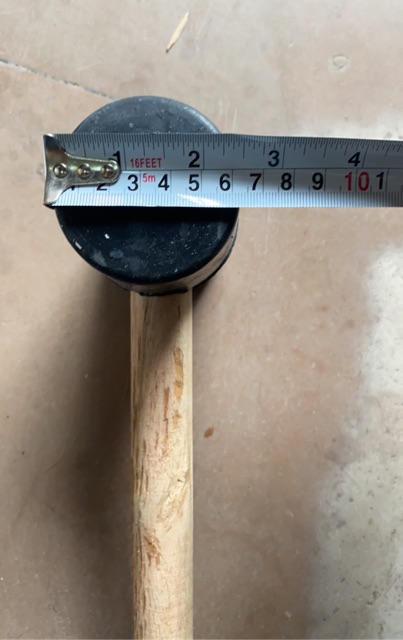 Búa Cao Su Loại Đại 550 Gam ( Chiếc To Bên Trái )