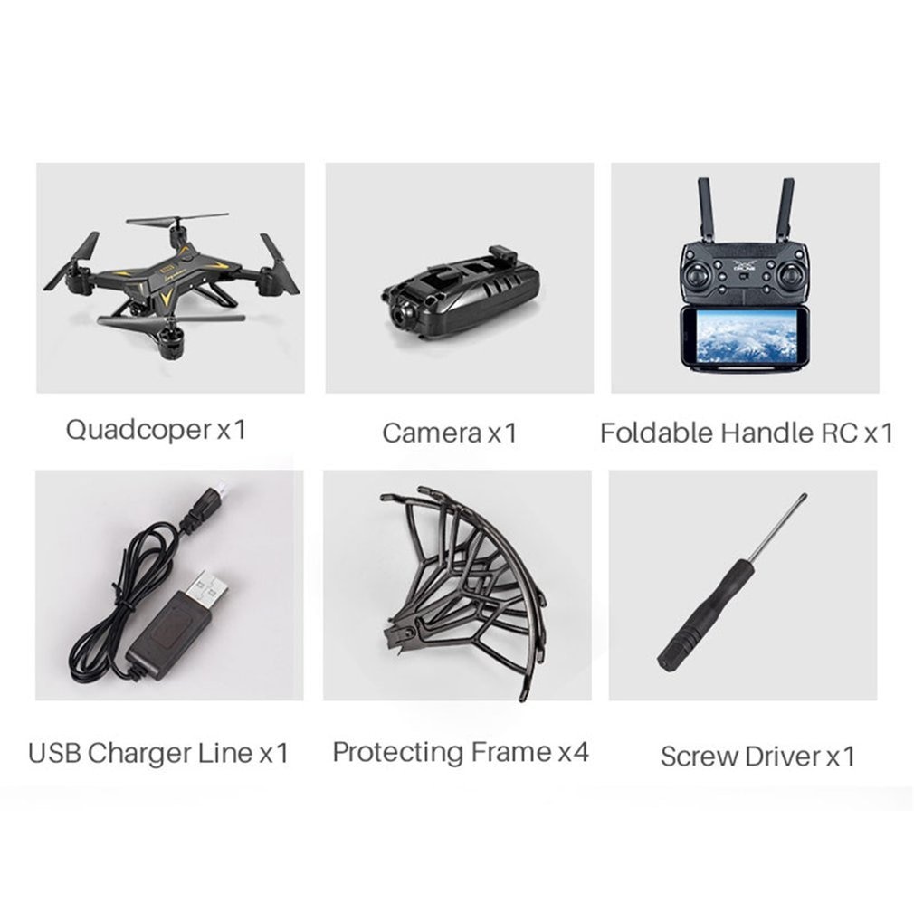 Flycam KY601S 1080p phiên bản đen
