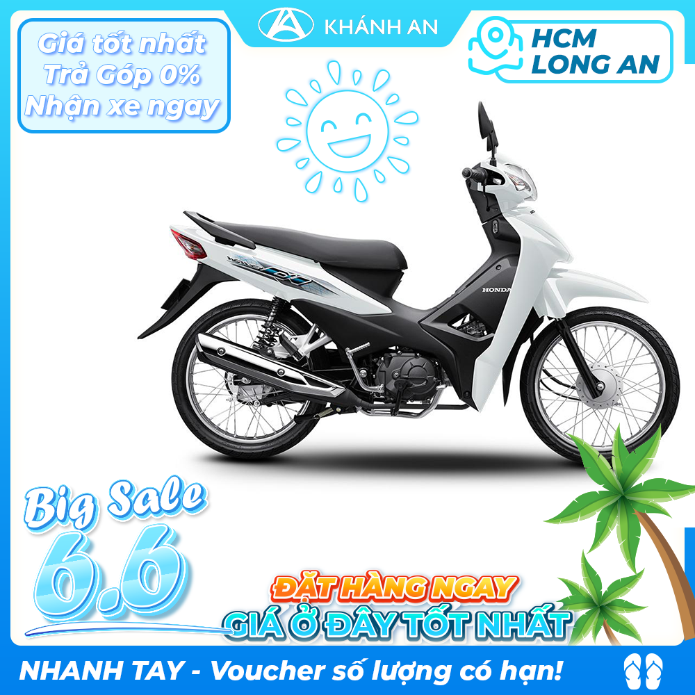 Xe Máy Wave Alpha 110cc 2024 Phiên bản Tiêu Chuẩn
