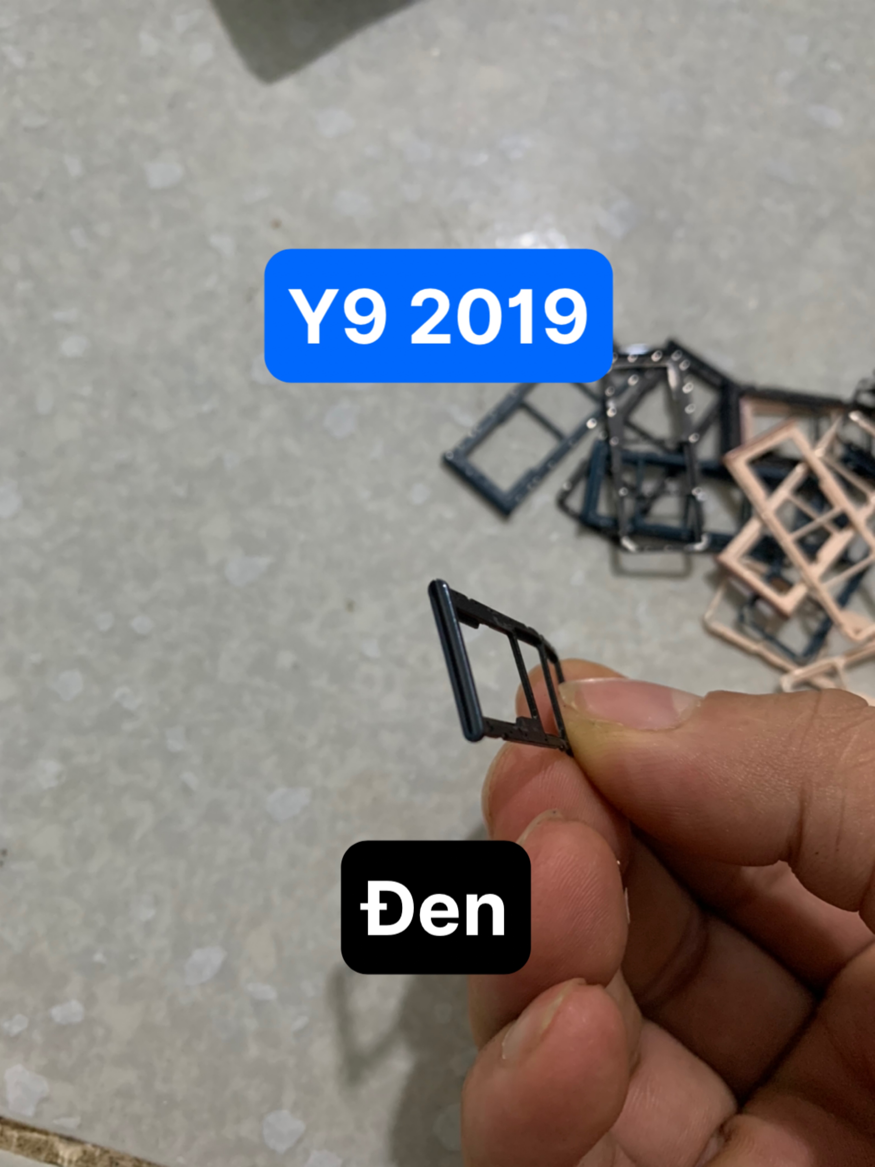 Khay sim huawei y9 2019