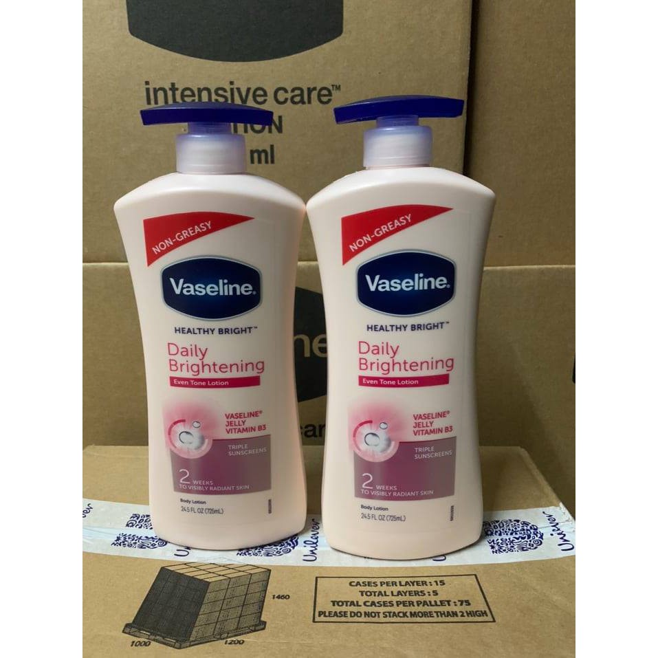 Dưỡng ẩm trắng da body vaseline 725ml