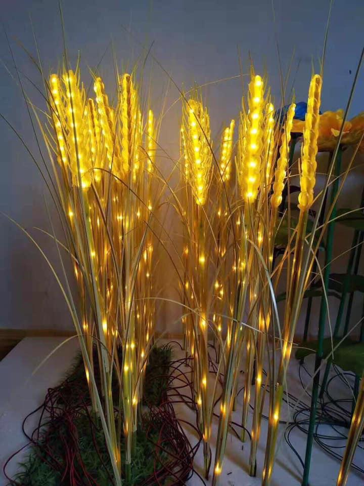 Combo 10 Bông Lúa Vàng Đèn LED Trang Trí Phòng Cực Đẹp - Giá Rẻ