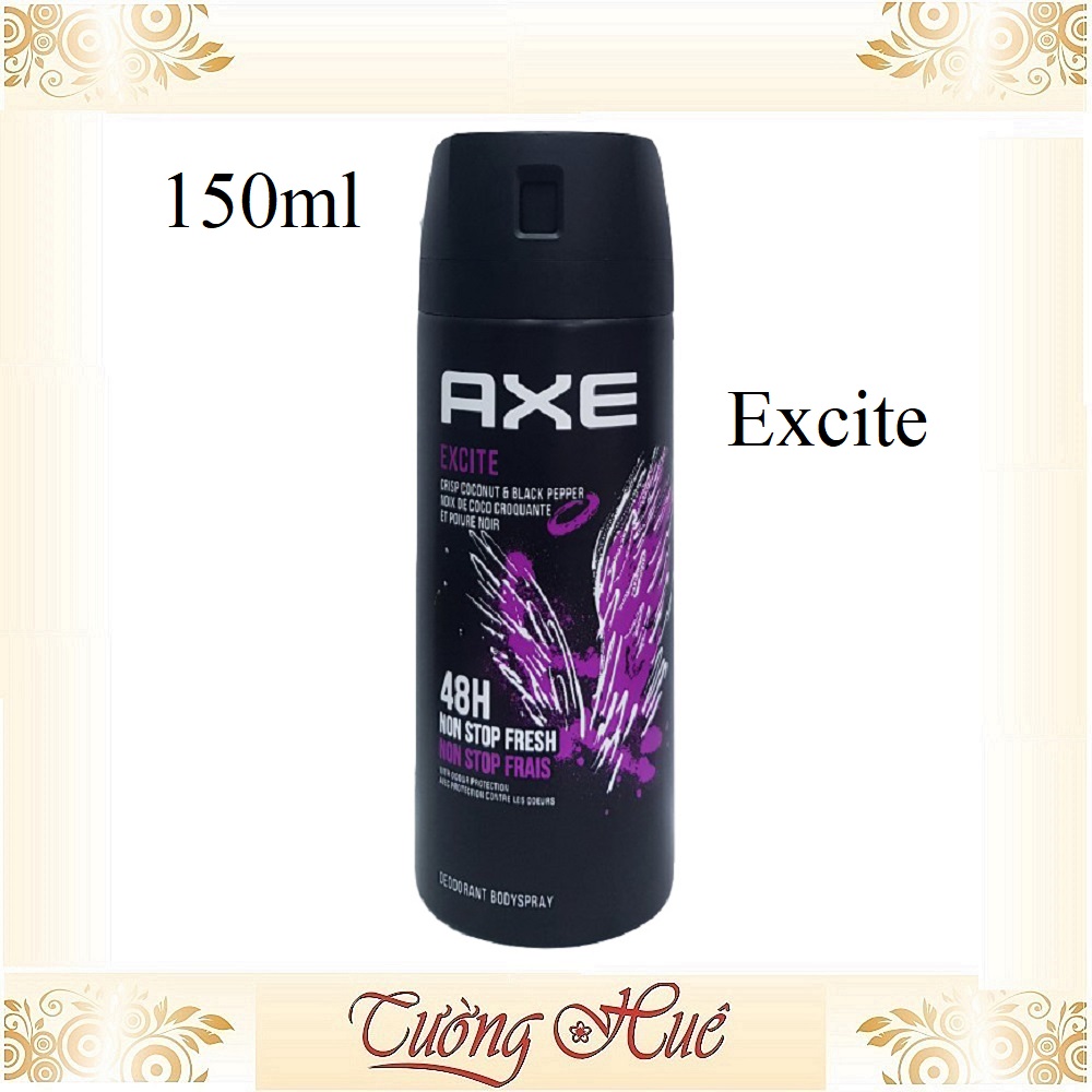 Xịt khử mùi nam AXE Body Spray for Men Excite - 150ml