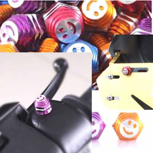 Ốc mặt cười gắn chân kính xe máy -1 Đôi