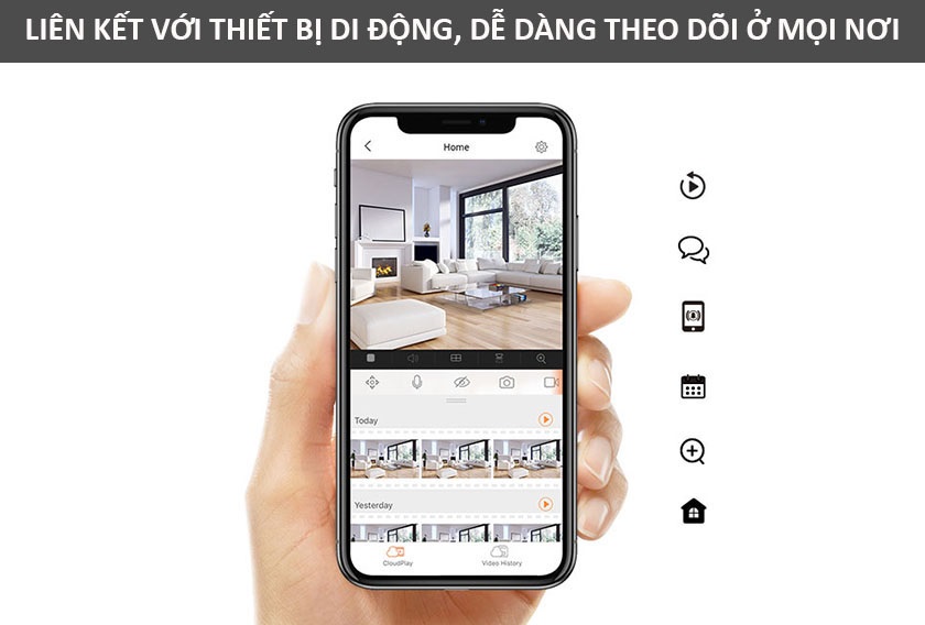 Camera IP WIFI Ezviz CS-C1C-D0-1D2WFC 1080P - Đàm thoại 2 chiều