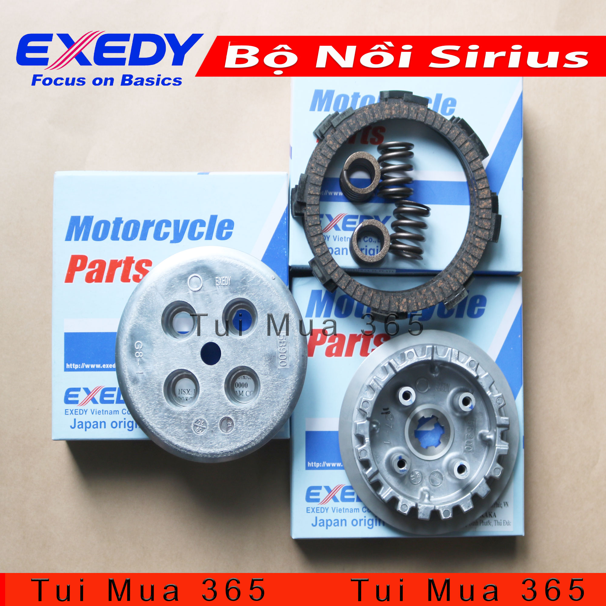 [HCM]Bộ Nồi zin Sirius 110cc và Jupiter V độ lò xo nồi Kozi