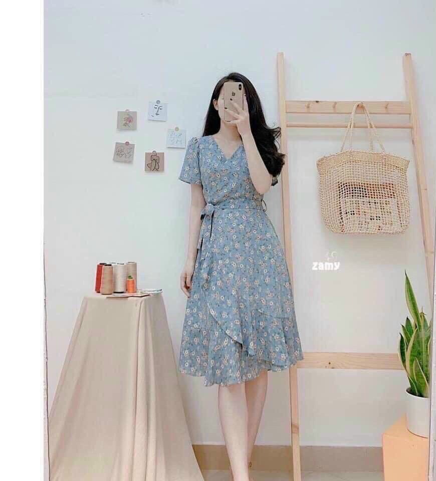 Đầm Bông Xếp Tầng Belle Fashion