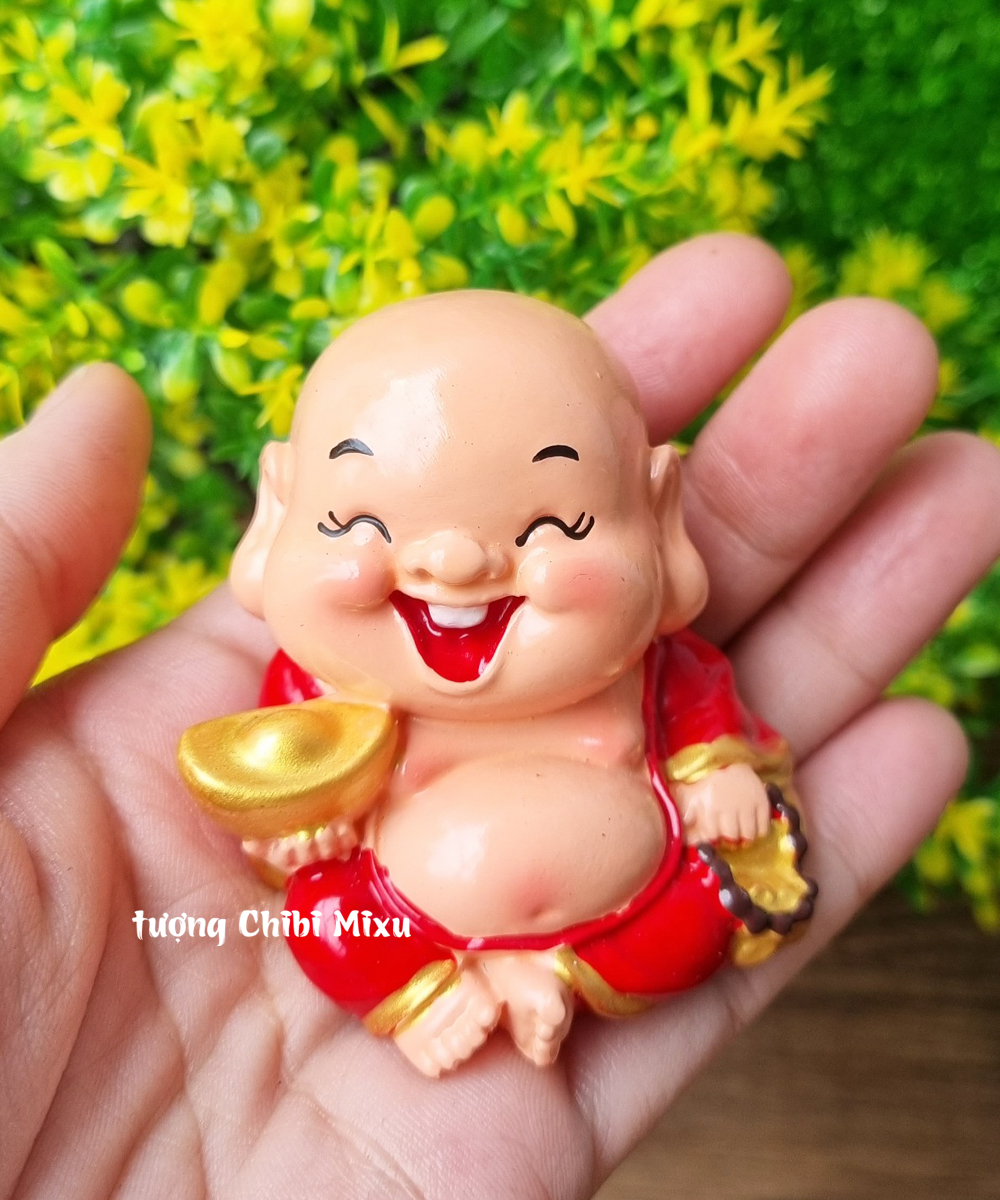 Bộ đôi tượng Thần Tài - Thổ Địa 6cm