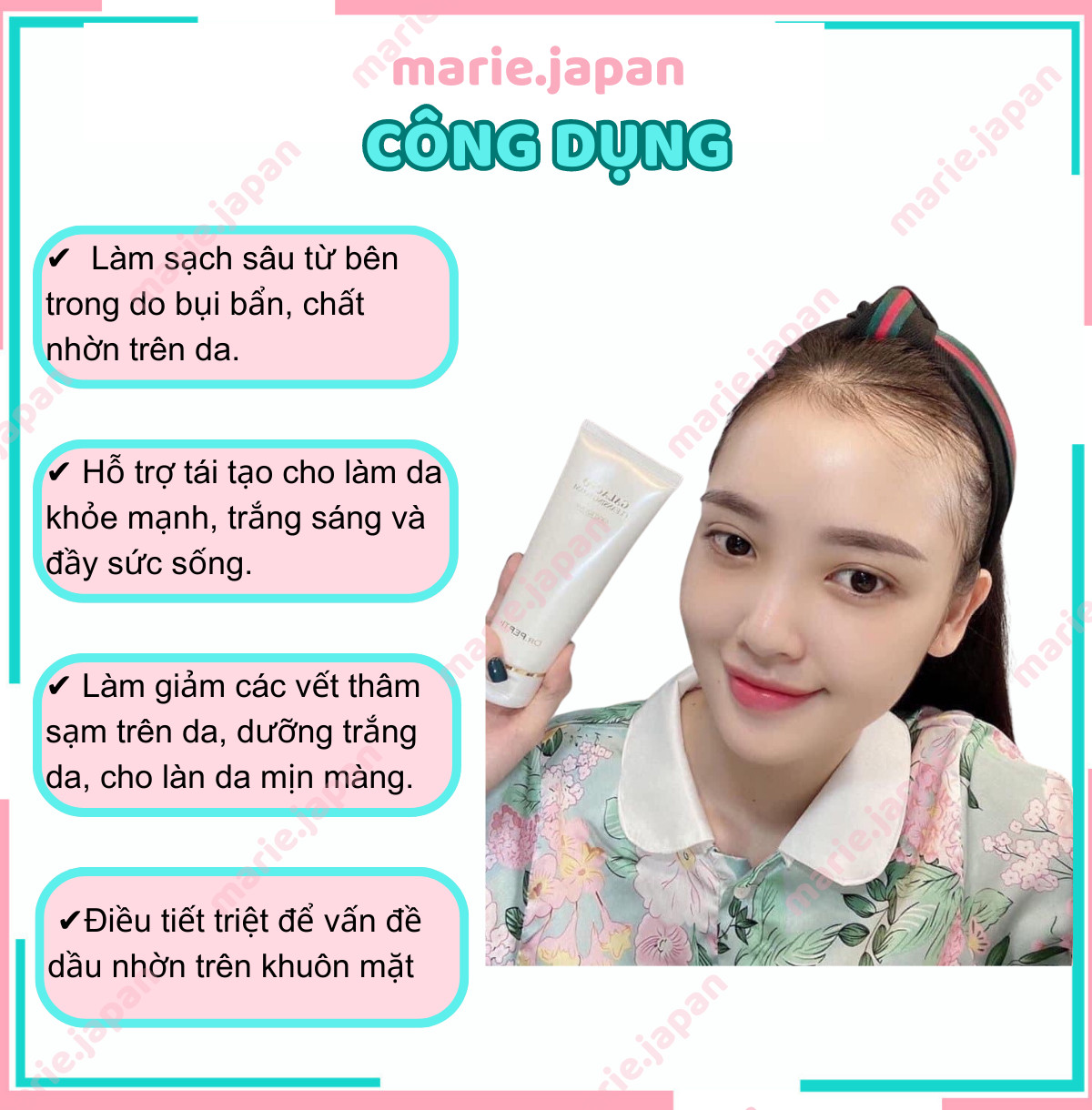 Sữa Rửa Mặt Dr.Pepti Galacto Cleansing Foam 110ml
