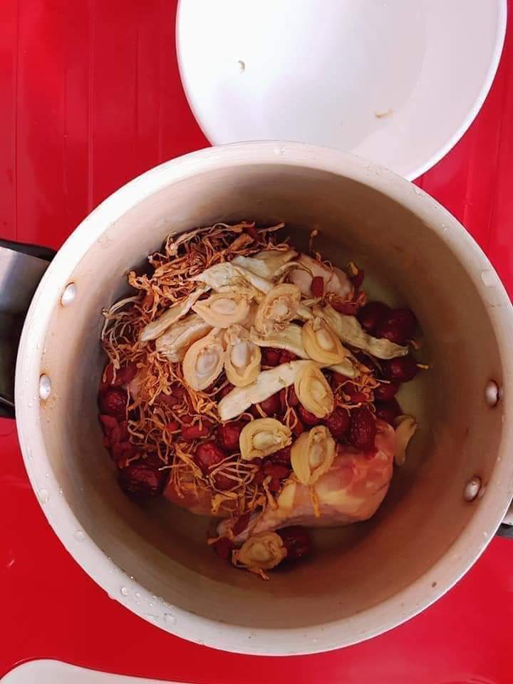 Set canh bào ngư bóng cá