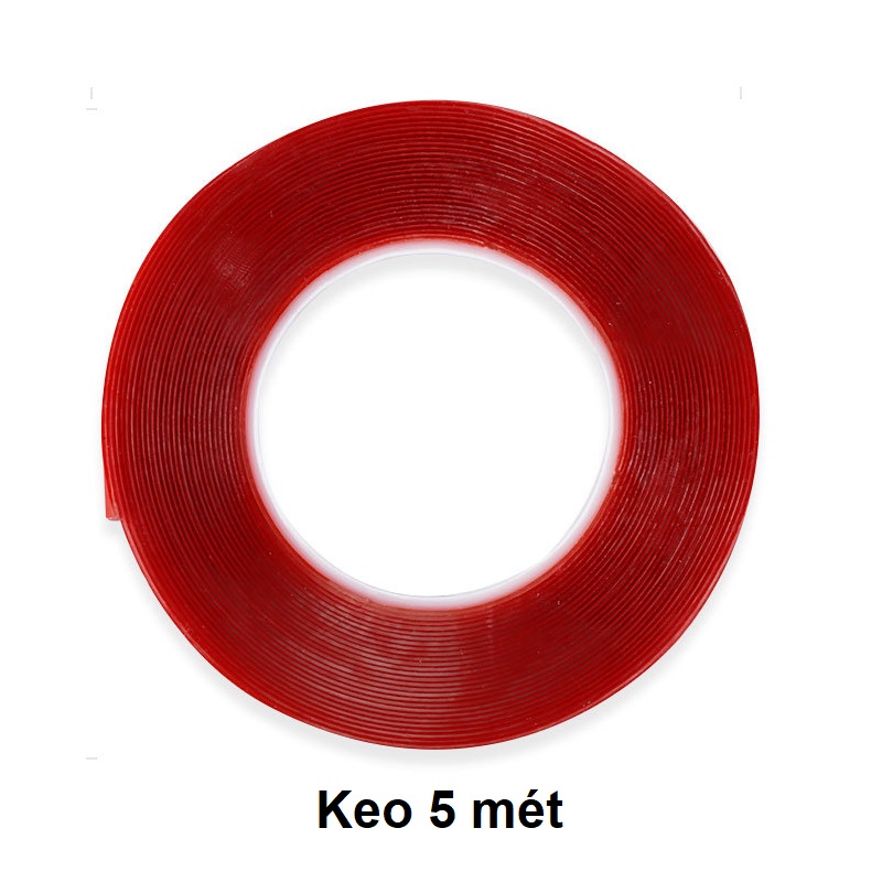 Cuộn băng keo 2 mặt dán móng 10m