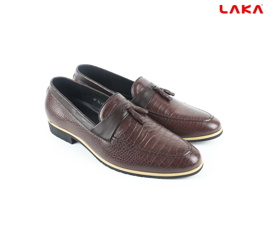 Giày nam da bò thật LAKA 118