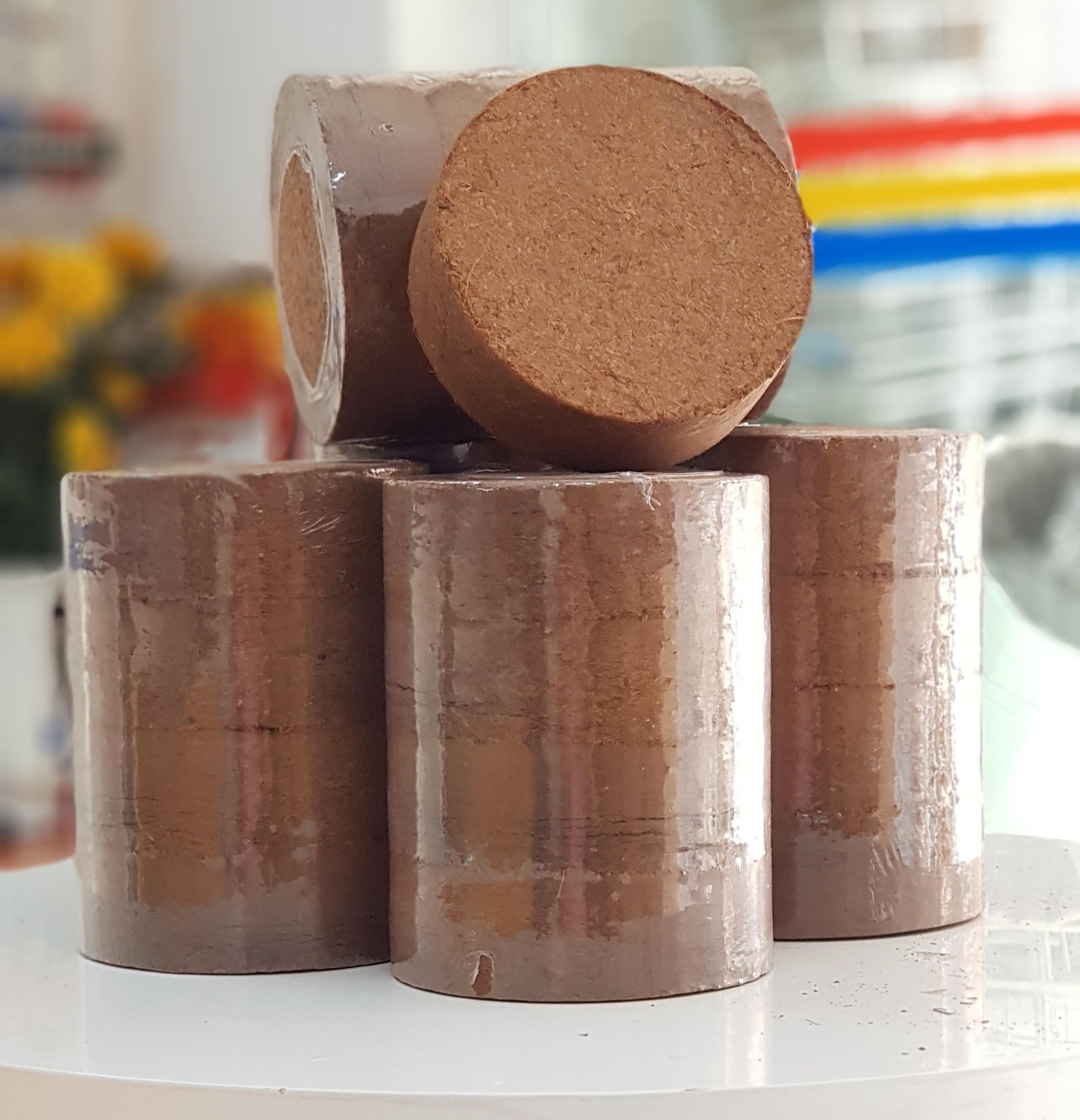 4 Viên Nén Đất Hữu Cơ Trồng Rau, Trồng Cây