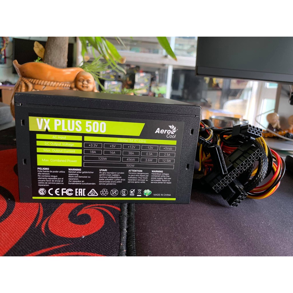 [HCM]Nguồn AeroCool VX PLUS SERIES 500W