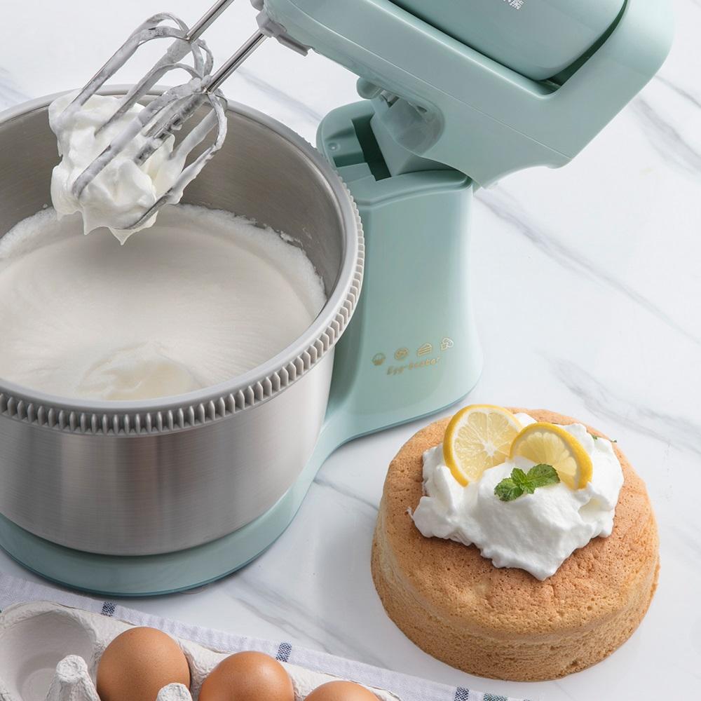 Máy đánh trứng, trộn bột, đánh kem 9 tốc độ Bear DDQ B03V1 (Bản nâng cấp của A40A1, đẹp hơn, hiệu quả hơn)