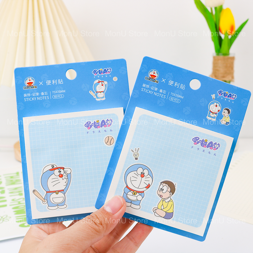 Giấy note DORAEMON DOREMON xấp 60 tờ dễ thương cute MON0377