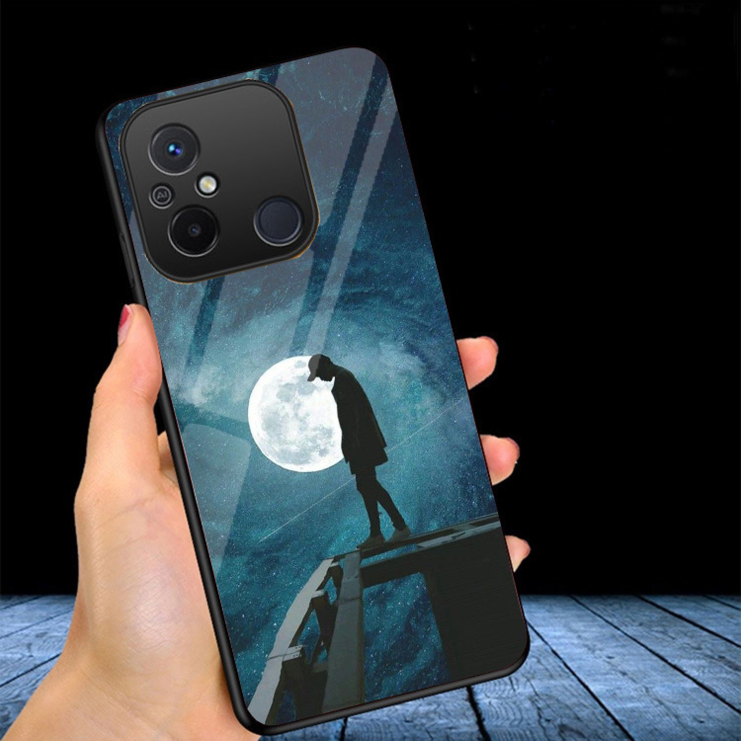 Ốp Lưng XIAOMI REDMI 12C mặt kính gương bóng