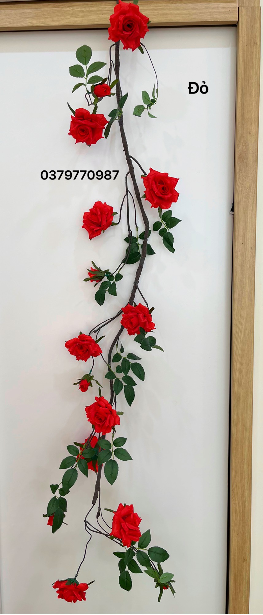 Dây leo Hoa hồng (Hàng cao cấp) - Hoa lụa