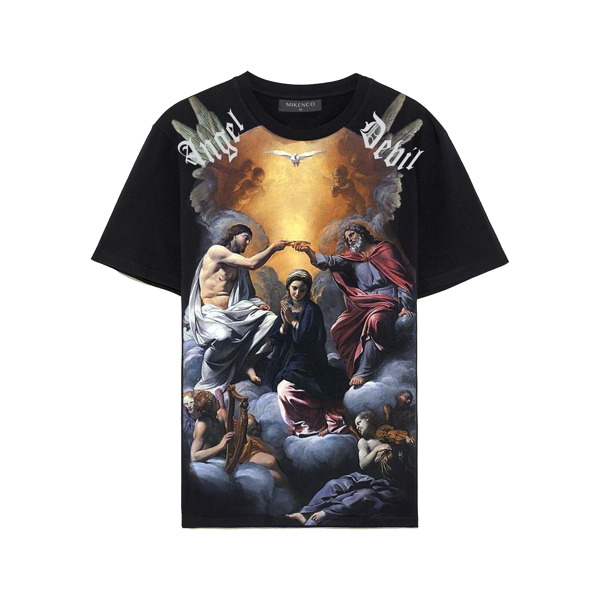 Áo T-Shirt unisex MIKENCO Angel Devil | Lazada.vn