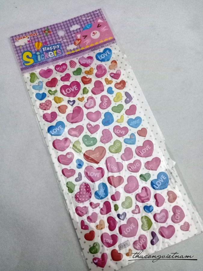 STICKER nổi CC-006