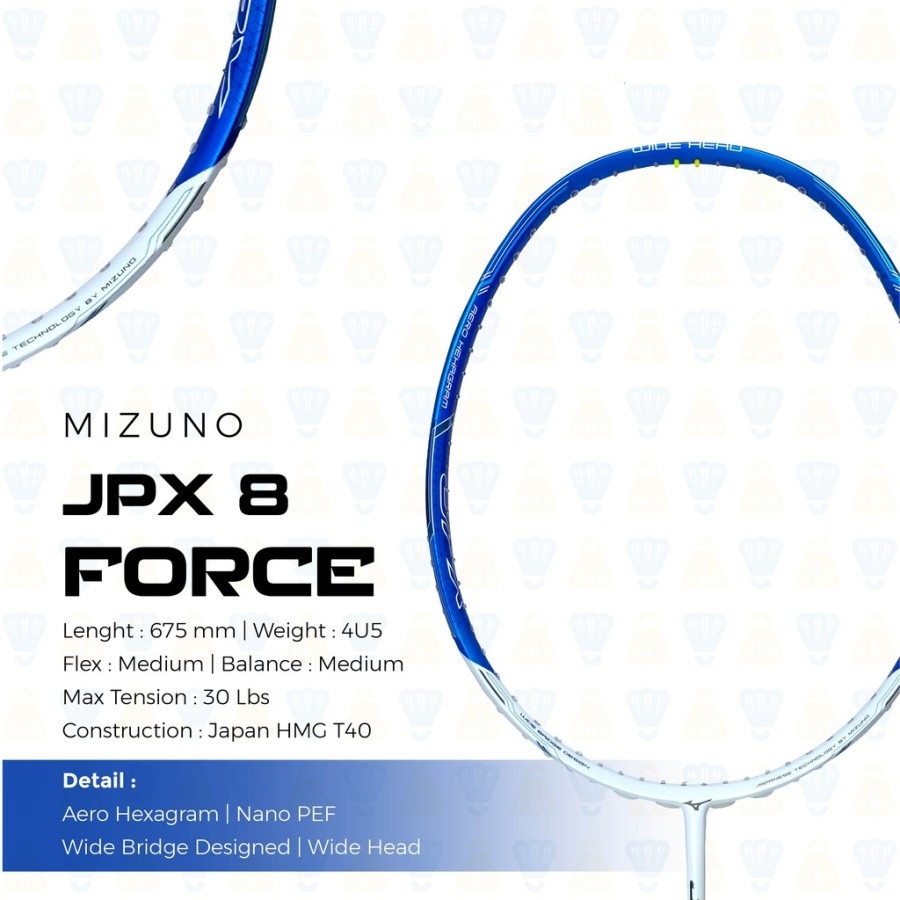 Vợt cầu lông Mizuno JPX 8 Force (Chính hãng)