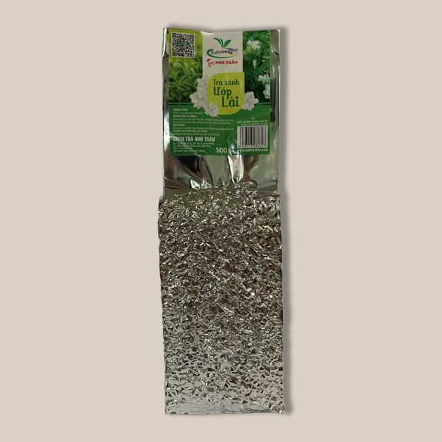 [TRÀ HOA LÀI] Trà xanh Ướp bông lài tươi 500g