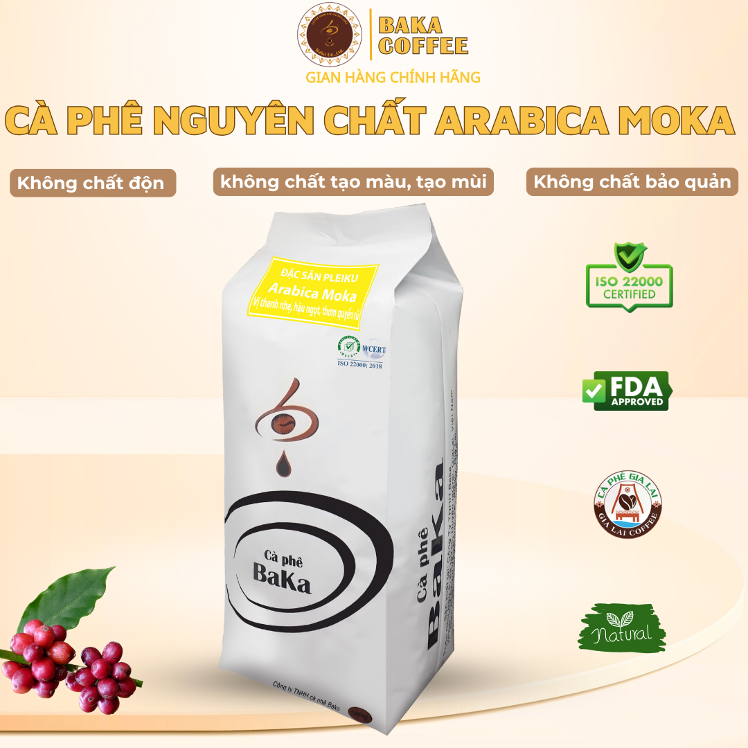 Cà Phê Nguyên Chất Baka - Moka
