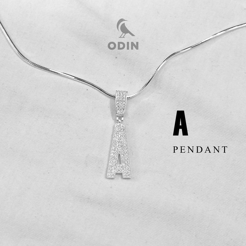 Dây chuyền mặt chữ cái Bạc S925 Premium Alphabet ODIN