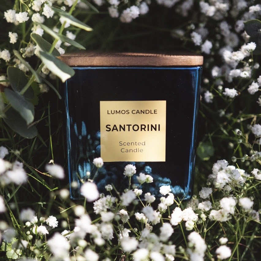 Nến thơm Santorini (Lumos) - 7.4 oz (210g)
