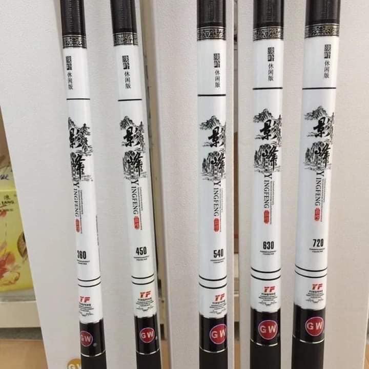 Cần câu tay GW Jingfeng chính hãng siêu nhẹ siêu khoẻ các bon nổi 98%