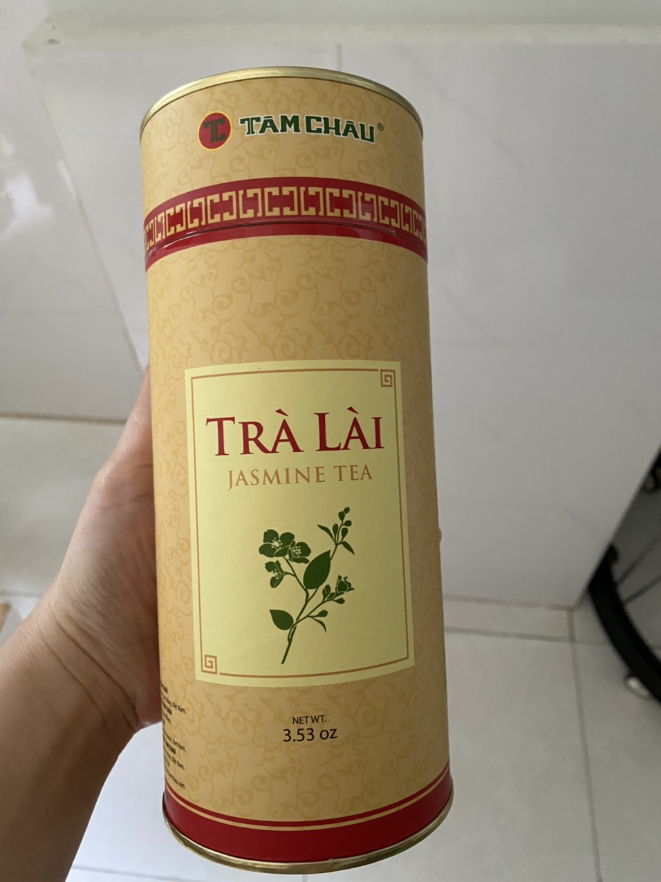 [HCM]Trà Lài Tâm Châu lon giấy 100gr