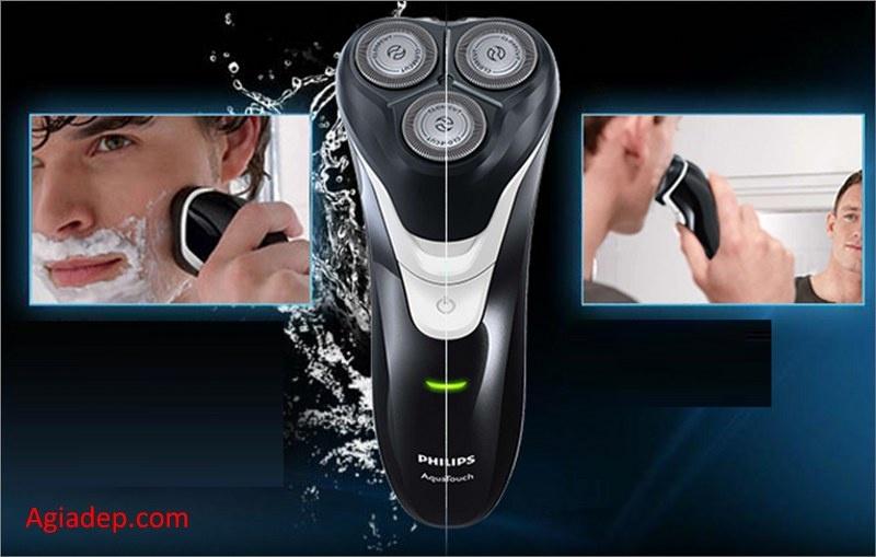 Dao cạo râu điện Philips thế hệ mới Aquatouch AT610 (Cao cấp) - Agiadep
