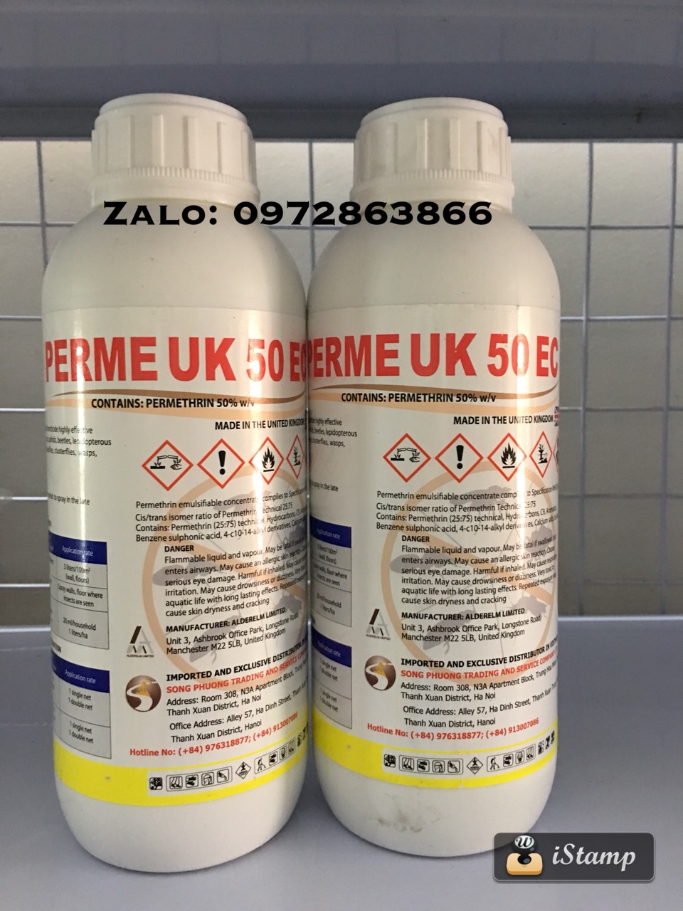 Thuốc diệt muỗi Perme UK 50EC ( 1 chai 1lít)