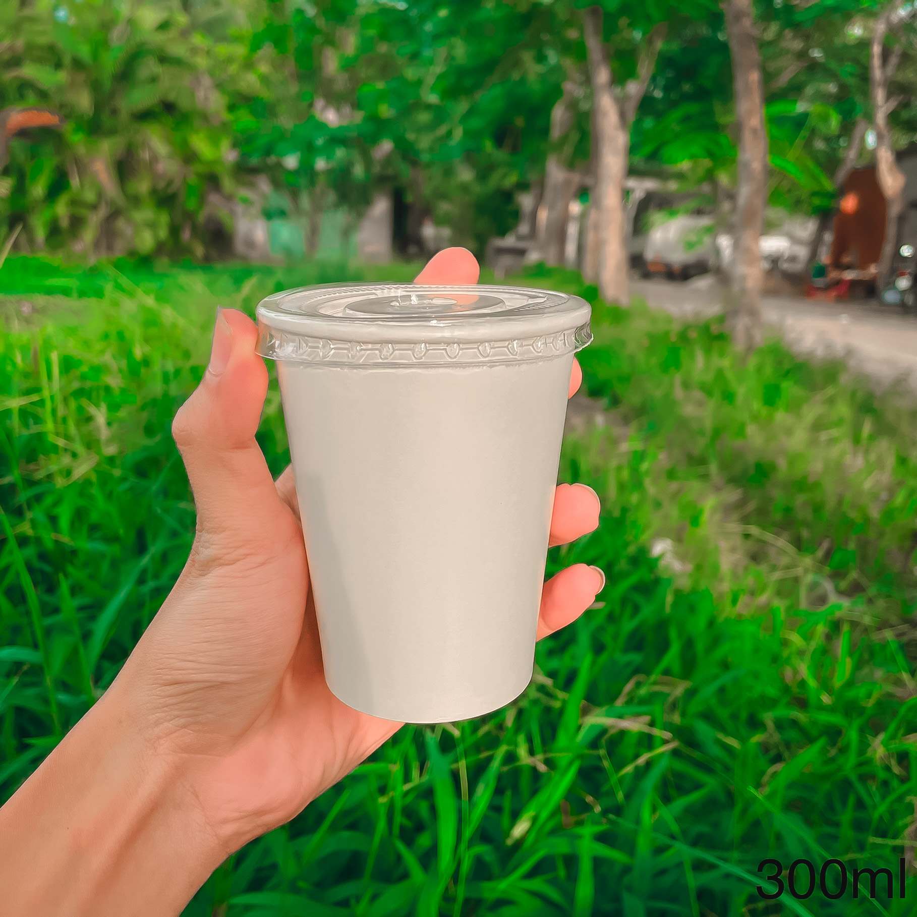 50 Ly Giấy Màu Trắng 10oz  300ml  2pe