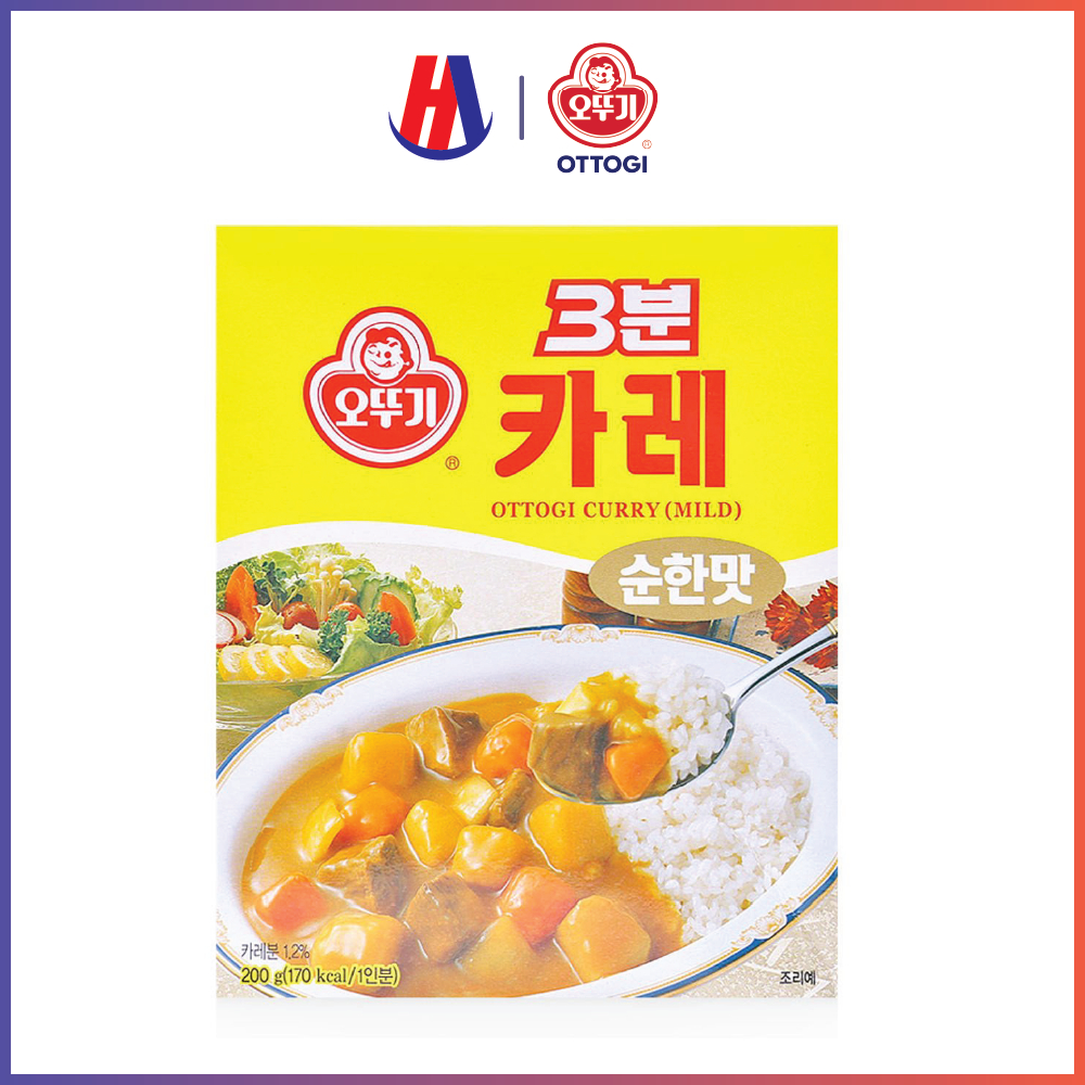 Sốt cà ri không cay Ottogi hộp 200g