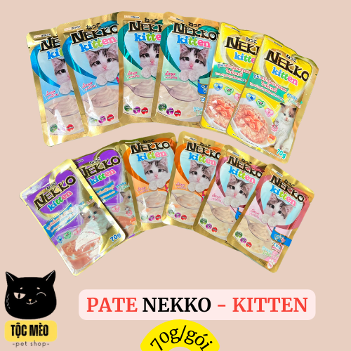 ( Hàng Thái Lan) PATE NEKKO nhập khẩu - Pate nekko dành cho mèo con