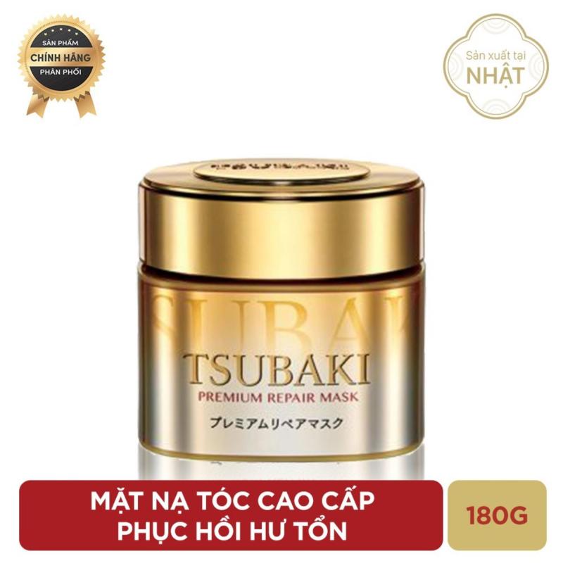 Mặt nạ tóc cao cấp phục hồi hư tổn Tsubaki Premium Repair Mask 180g nhập khẩu