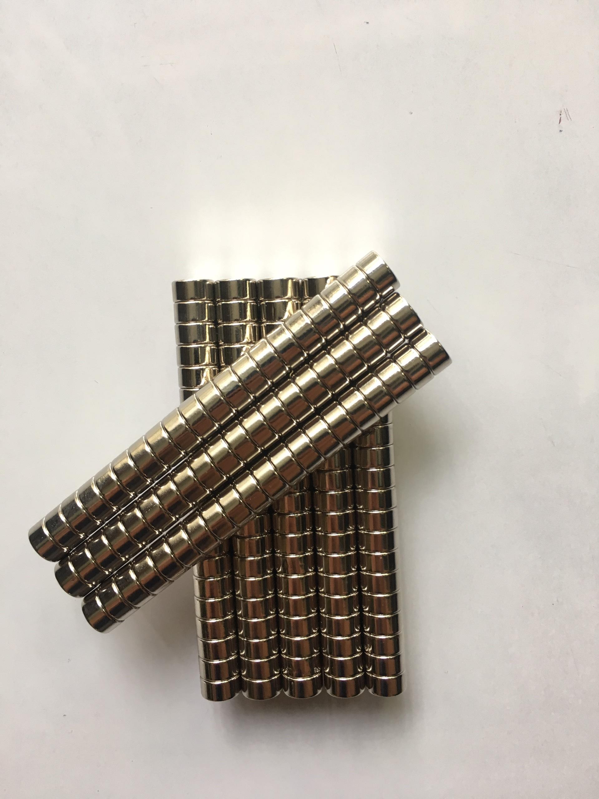 [HCM]Nam Châm NdFeB Siêu Mạnh Ø 10x4mm -  Nam châm Trắng
