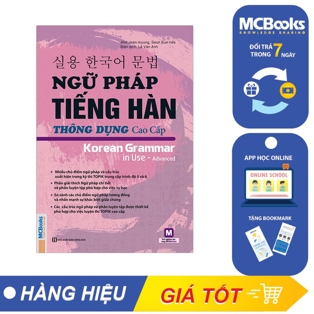 Sách - Ngữ pháp tiếng Hàn thông dụng (cao cấp) - Korean Grammar in use Advanced - McBooks