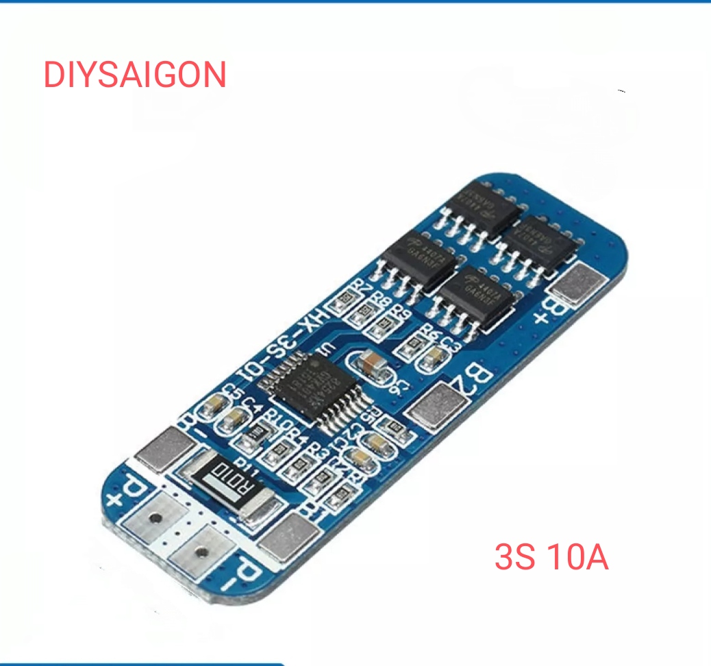 Mạch 3s 12v  10A sạc xả có bảo vệ