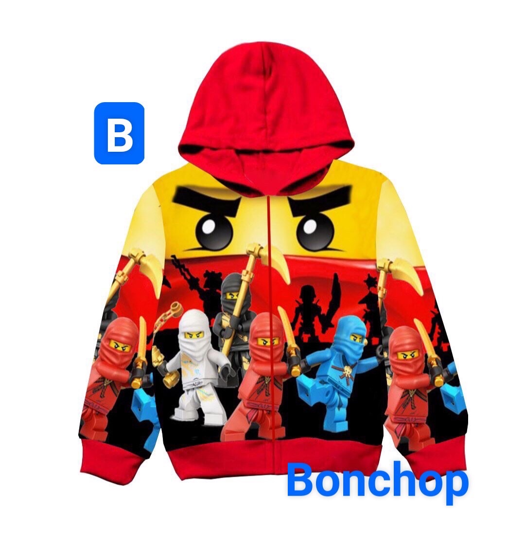 Áo khoác Lego-siêu nhân 3D