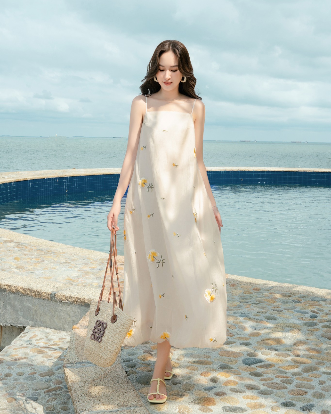 OLV - Đầm kiểu bí hoa suông Dress nhiều màu