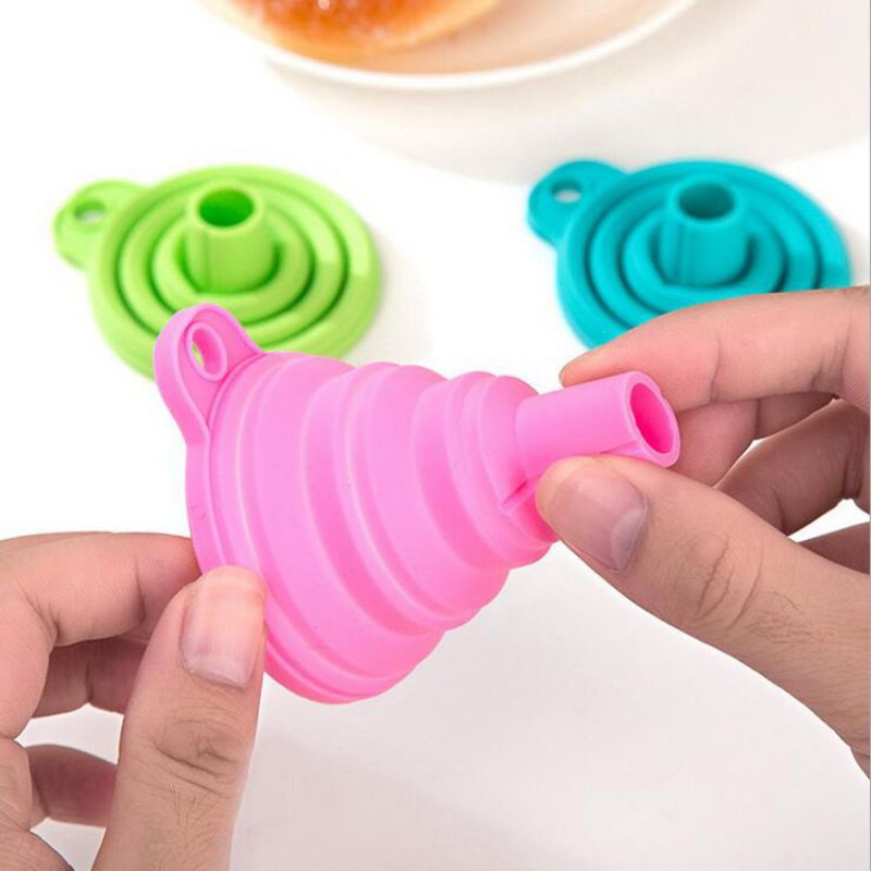 Phễu mini gấp gọn silicon đa năng