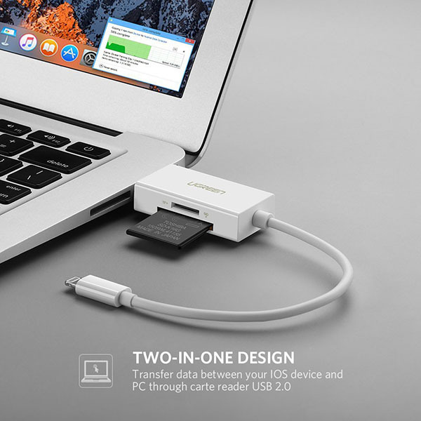 Đầu đọc thẻ nhớ Micro SD/TF cho Iphone, Ipad Ugreen 30612