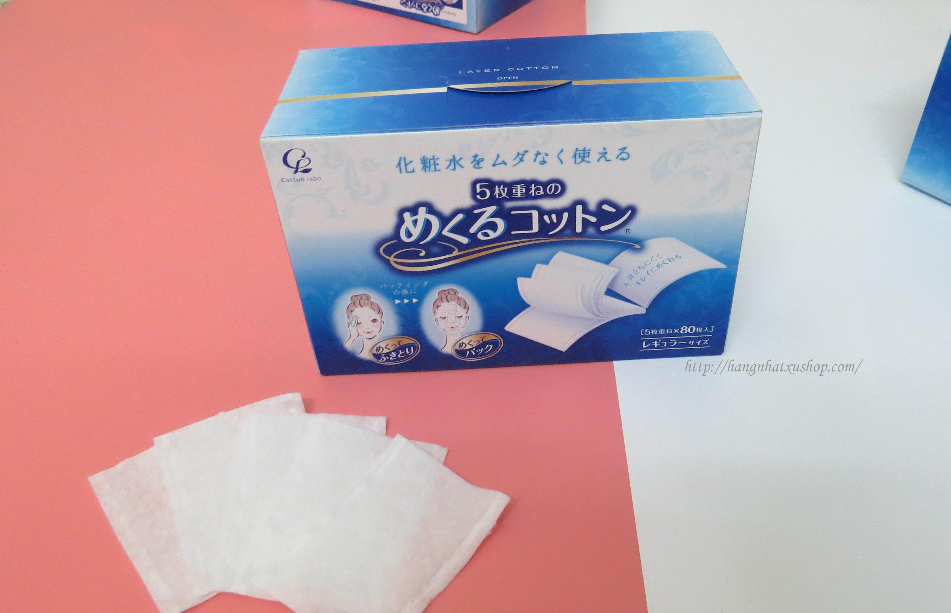 Bông Layer Cotton Labo 5 lớp kích thước 50x70 (Nhật nội địa).