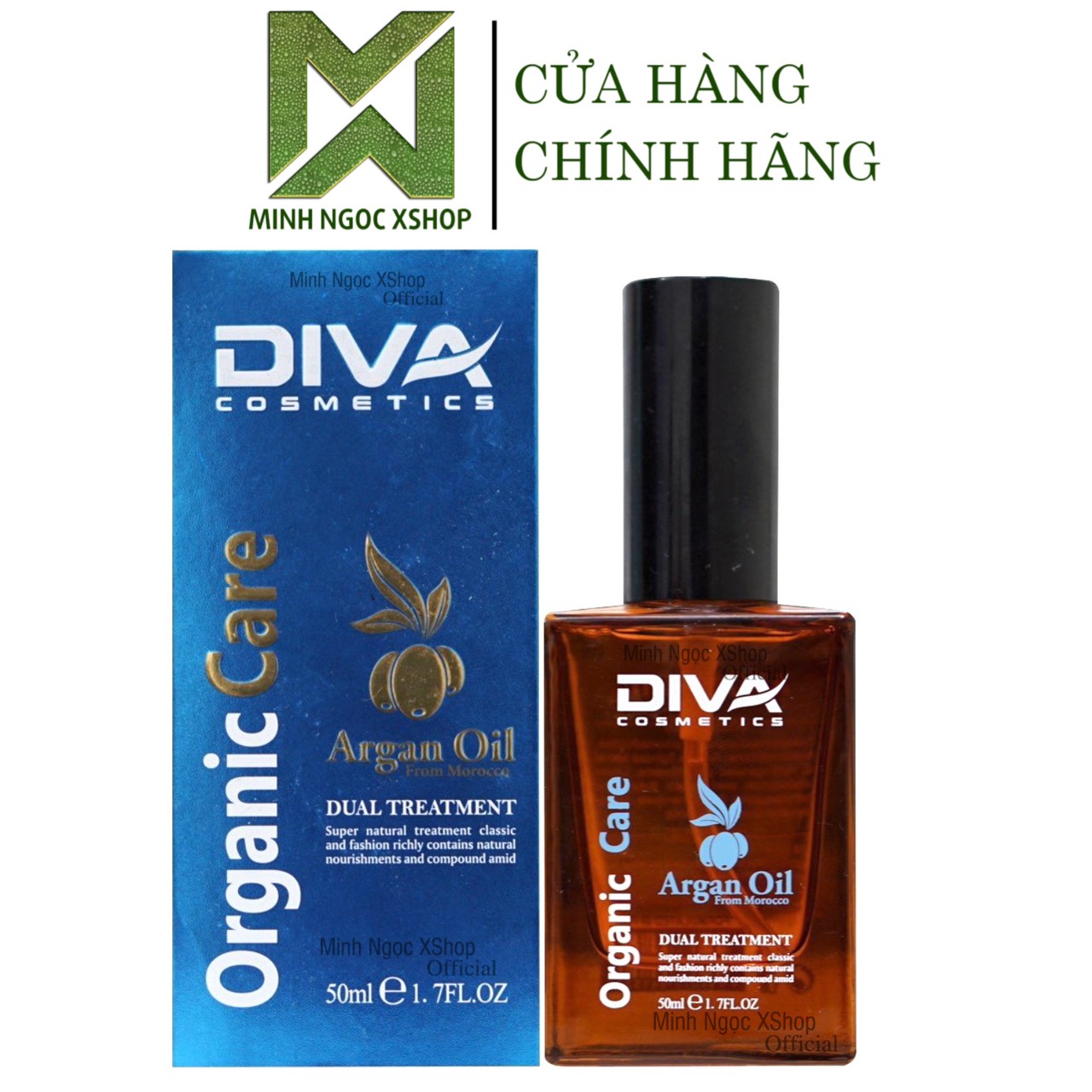Tinh dầu dưỡng tóc phục hồi Diva Argan Oil 50ML chính hãng