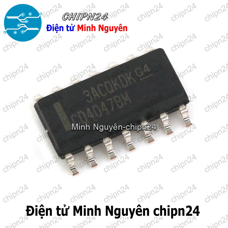 [1 con] (SOP) IC Dán CD4047 SOP-14 (SMD) (CD4047BM 4047) - HH005334